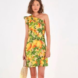 Farm Rio on shoulder mini dress